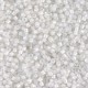 Miyuki delica beads 10/0 - Lined white ab DBM-66